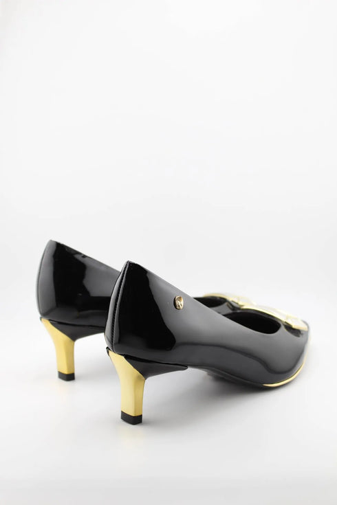 Invoice Pointed Toe Patent Leather Pumps